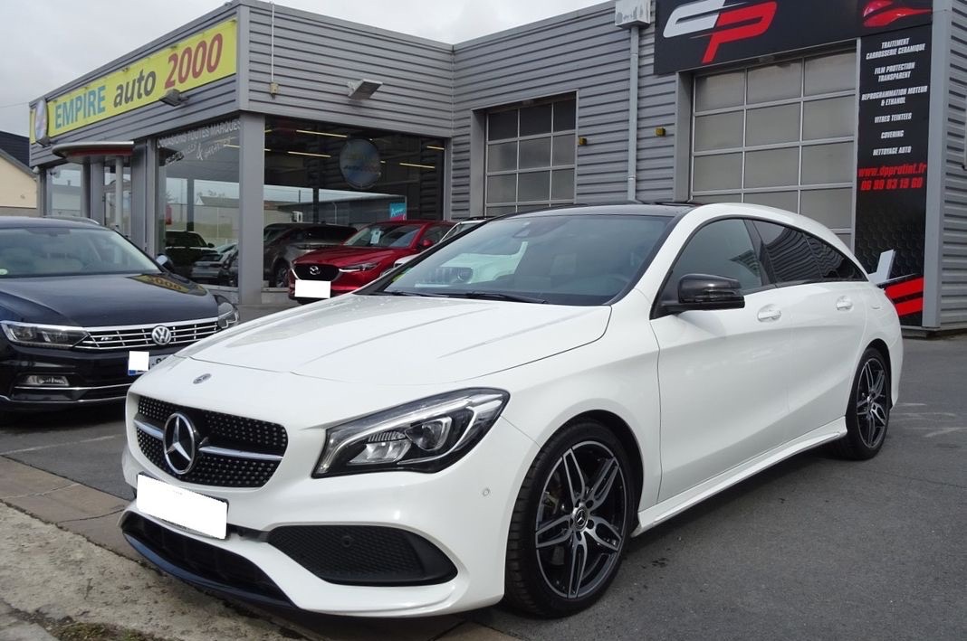 Left hand drive MERCEDES CLA CLASS SHOOTING BRAKE 4MATIC 220D BVA7 TOiT PANO